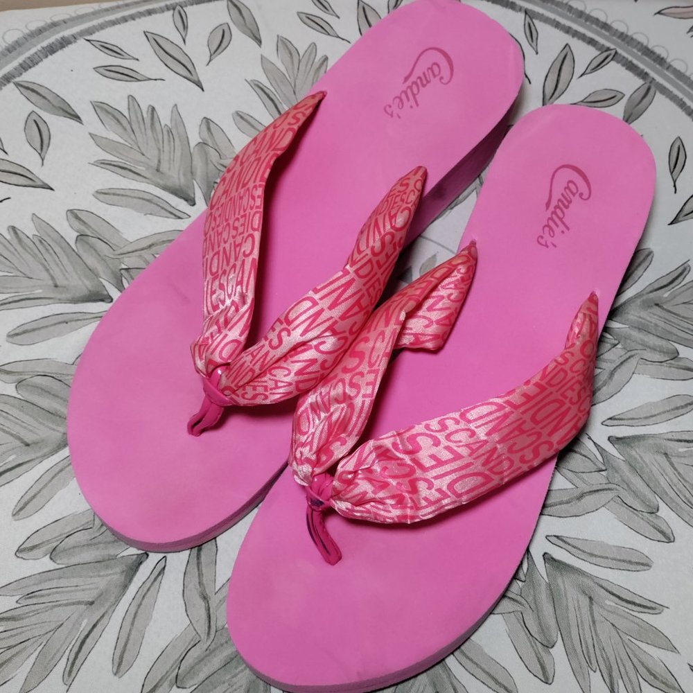 Candies Size 11 Pink Flip Flops